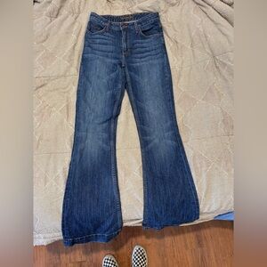 Kimes Ranch Jennifer high rise flare wide leg jeans
Size 4/34” inseam